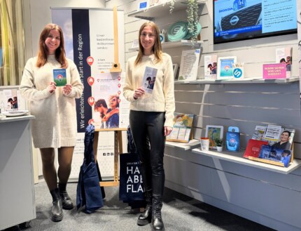 Welcome Center im Pop-Up-Store