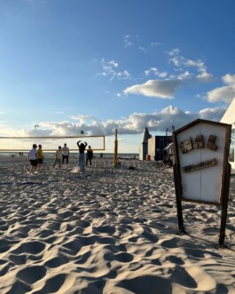 Welcome-Treff am Strand